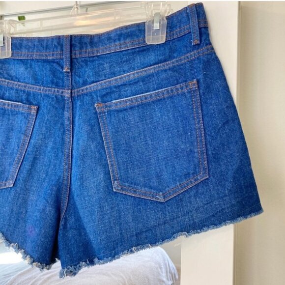 Forever 21 high rise denim cutoff jean shorts size 31 - Picture 4 of 12